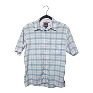 ​Quiksilver Plaid Short Sleeve Button-Up Shirt
